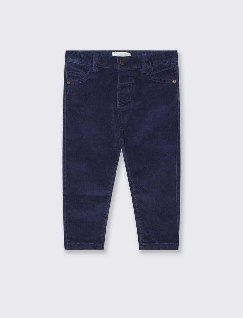 Pantaloni a costine - Blu