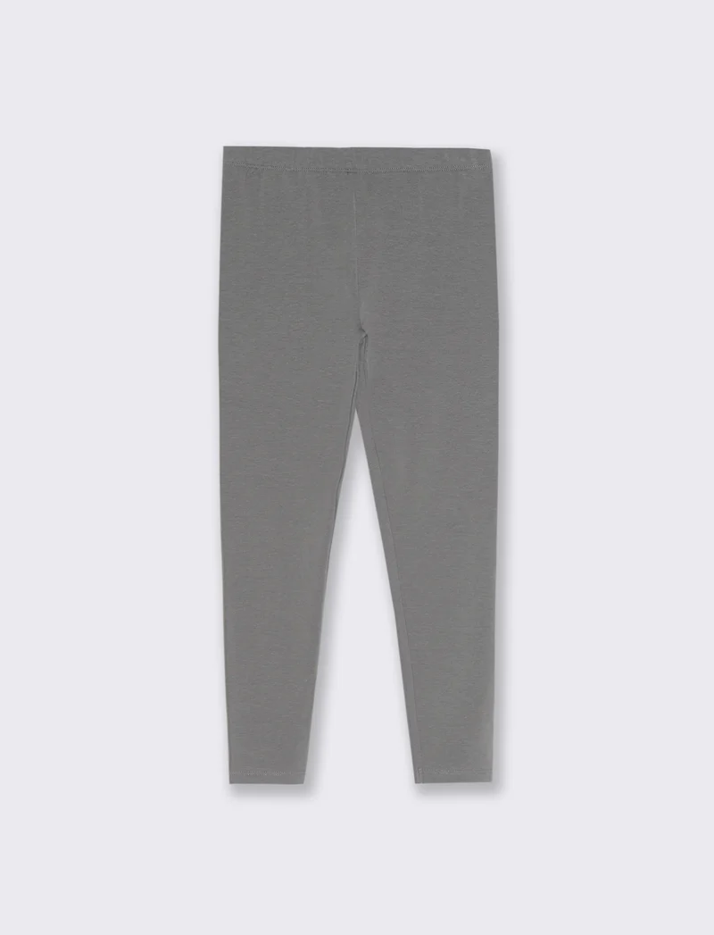 Leggings garzato - Grigio piombo