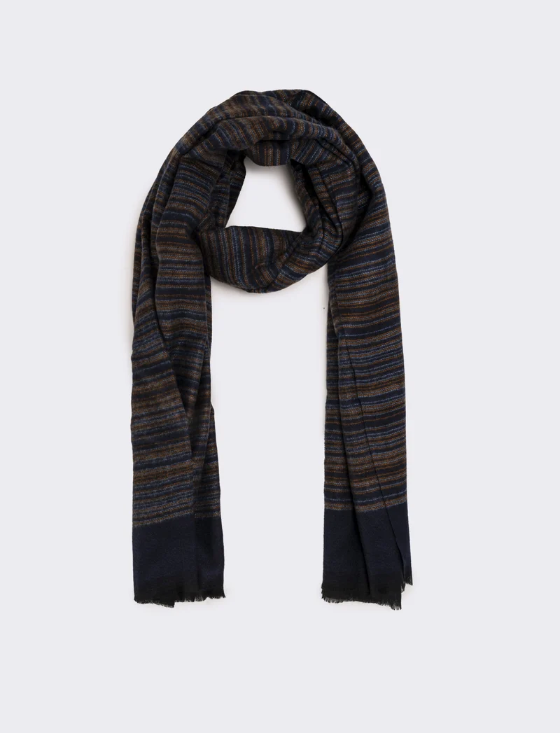 Foulard uomo millerighe - Blu