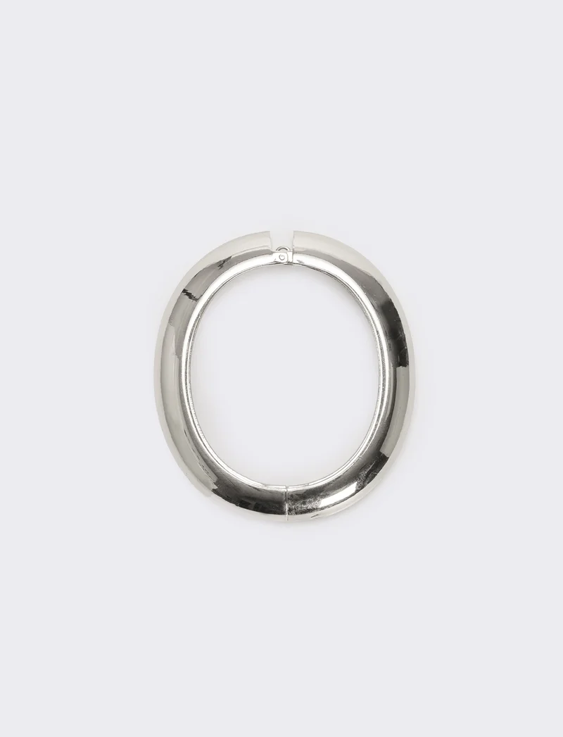 Bracciale rigido liscio - Argento
