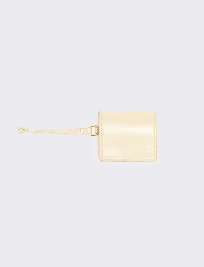 Portamonete + specchietto - Beige