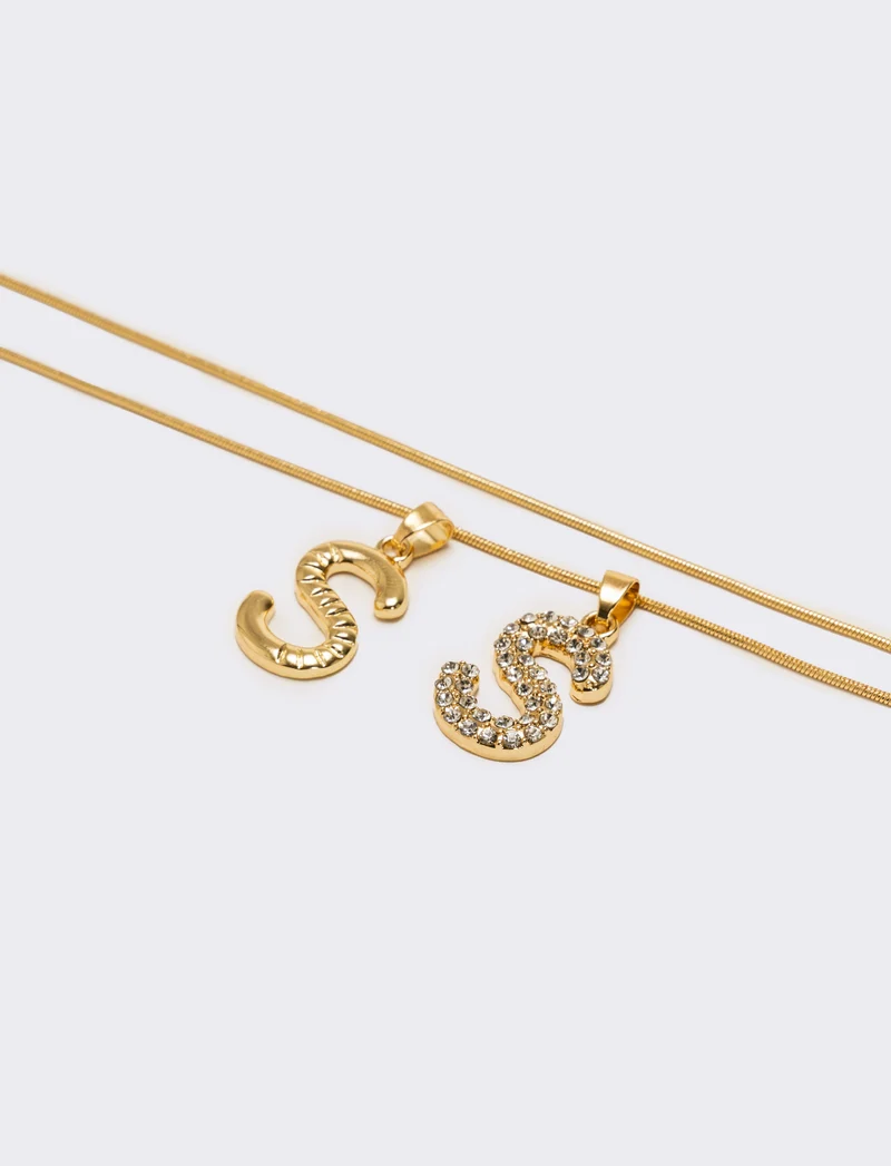 Collana letterina intercambiabile - Var 7