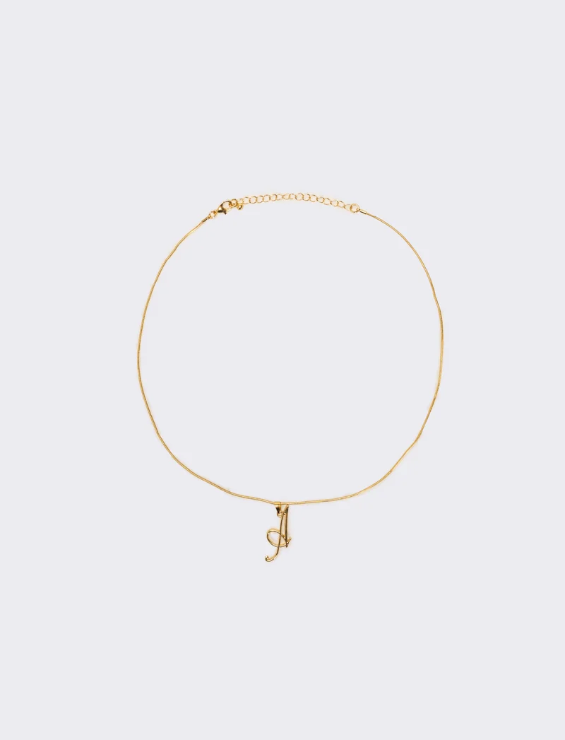 Collana letterina intercambiabile - var 1
