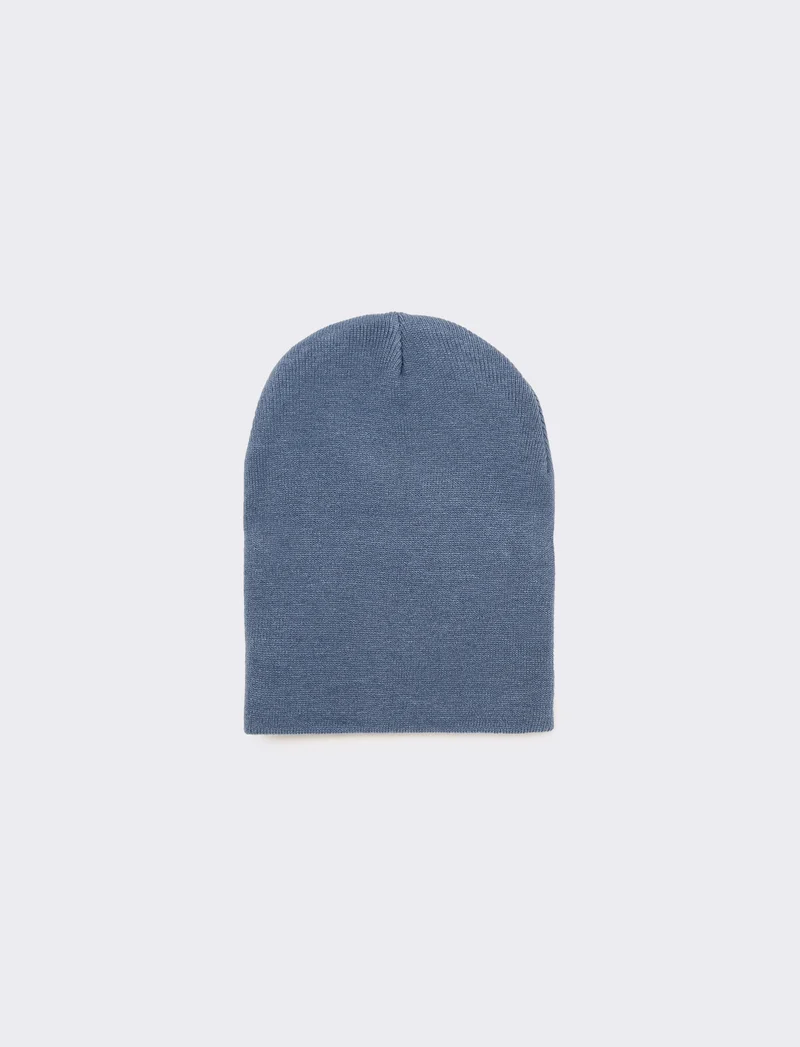 Cappello cuffia uomo basic - Denim