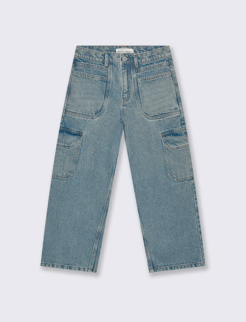 Jeans gamba ampia - Denim