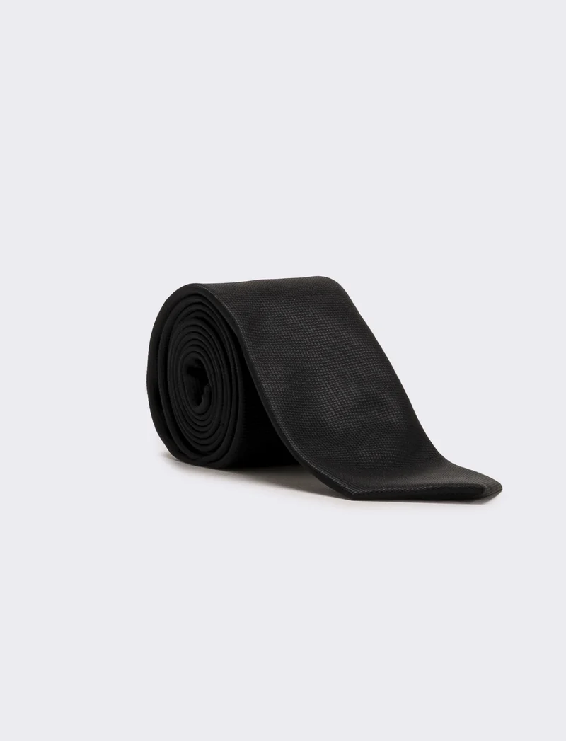 Cravatta uomo 7cm - Nero