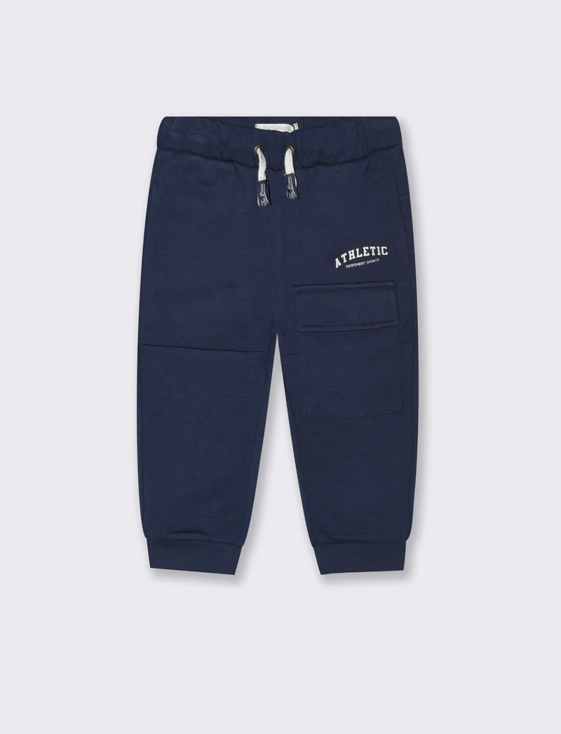 Pantaloni in interlock - Blu