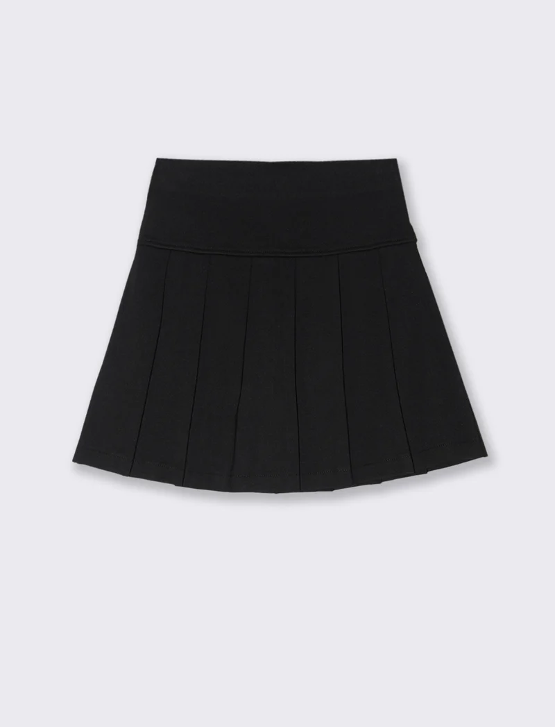 Gonna a pieghe - Nero