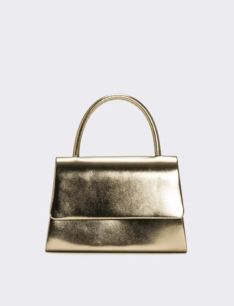 Borsa donna con manico rigido party - Oro
