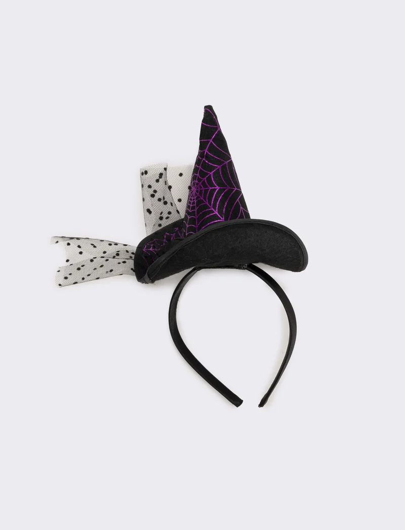 Cerchietto halloween bambina vari soggetti - Viola
