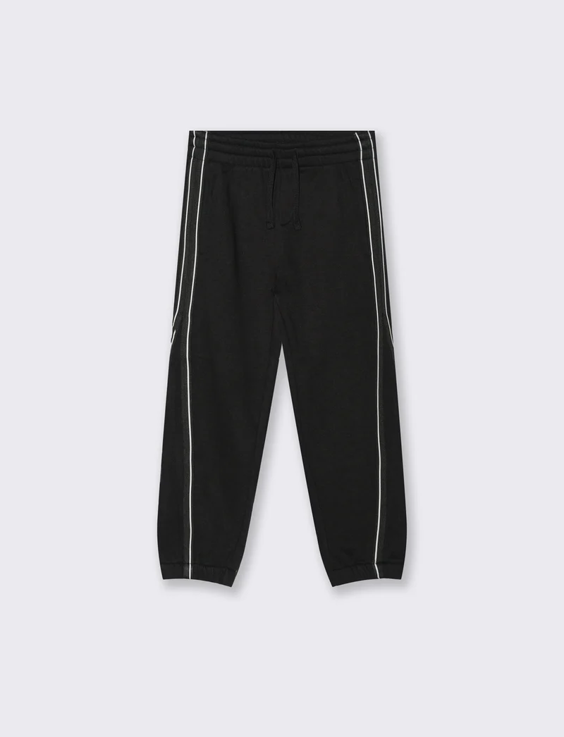 Pantalone Jogger con stampa graffiti - Nero
