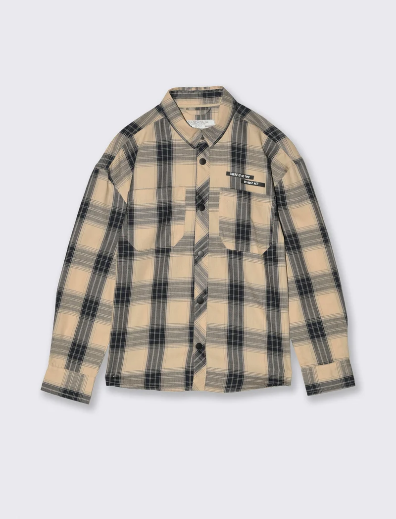 Camicia di flanella a quadri - Fantasia
