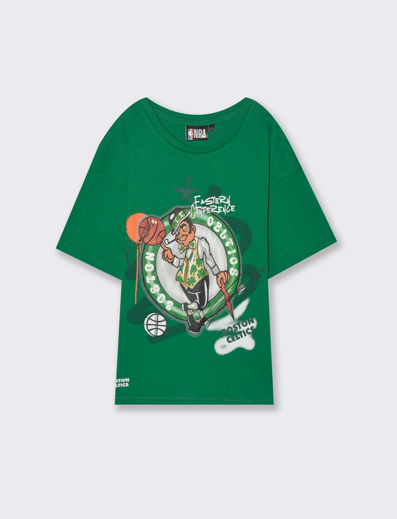 Magliette in cotone NBA da bambino - Verde