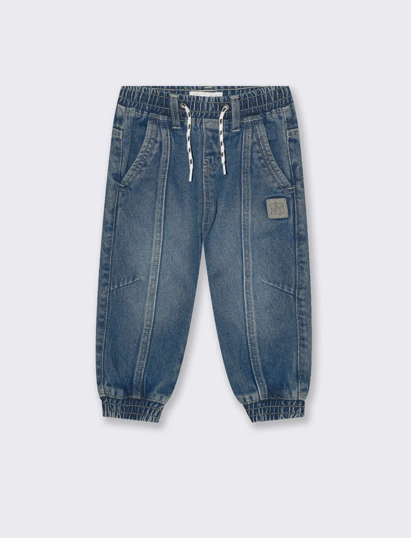 Jeans con coulisse - Denim