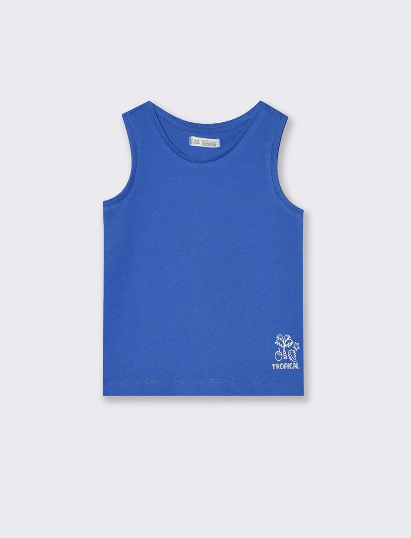 T-shirt girocollo con stampa da neonato - Avion