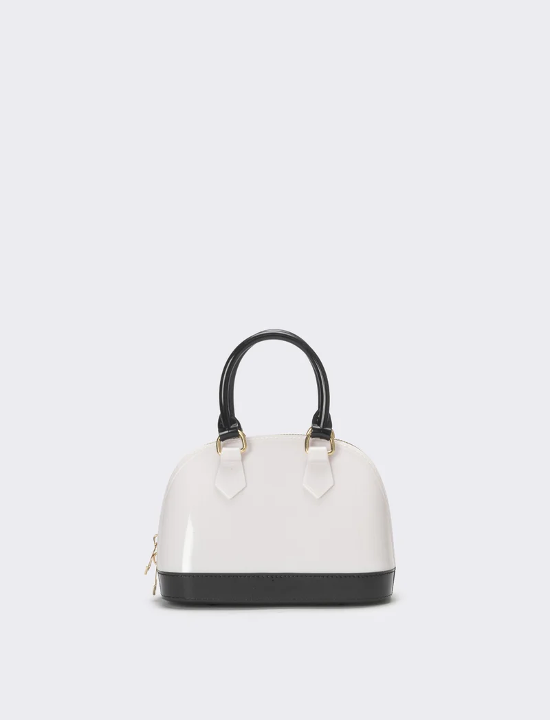 Bauletto donna - Nero-bianco