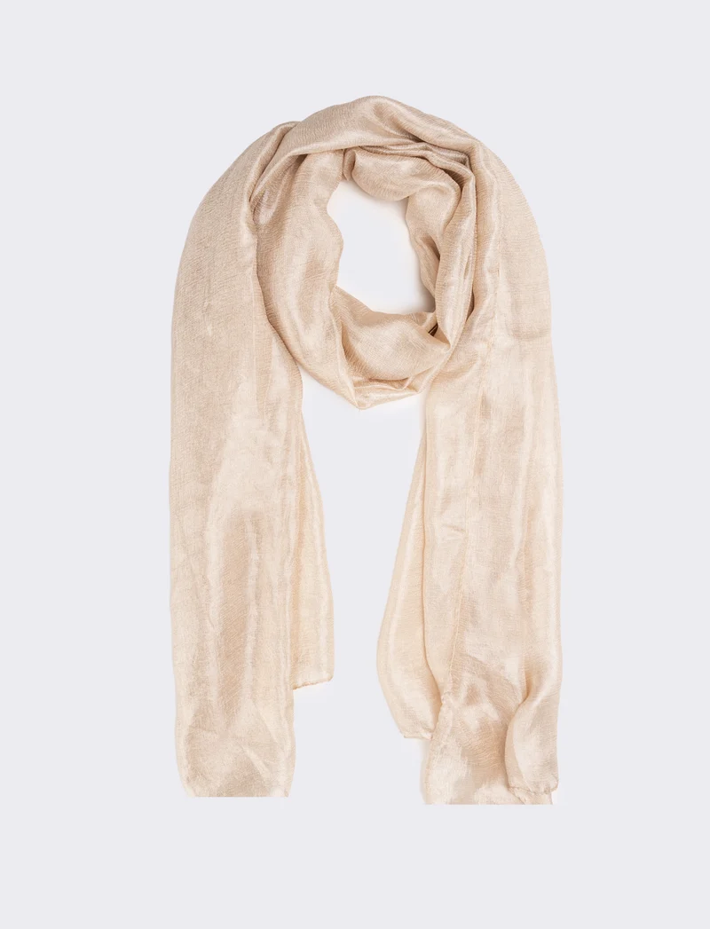 Foulard donna organza - Beige