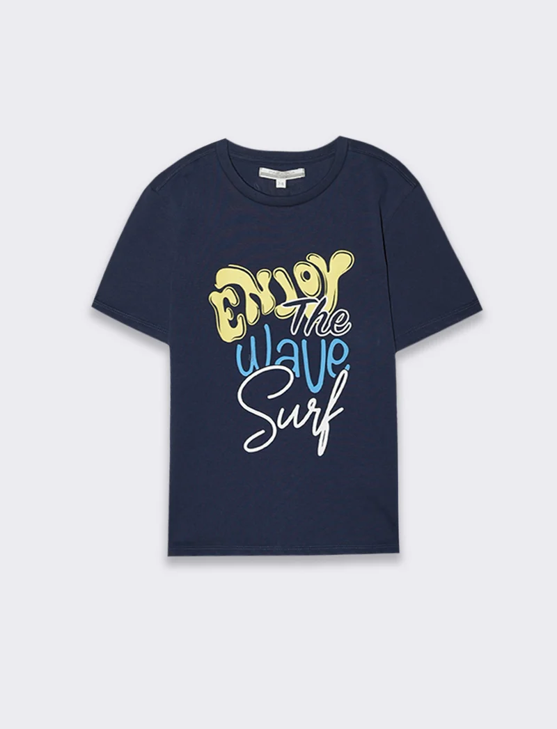 Canotta da bambino con stampa - Blu