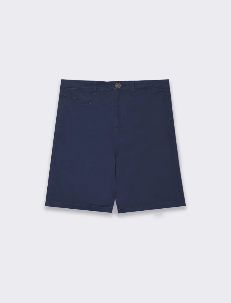 Bermuda in cotone da bambino - Blu