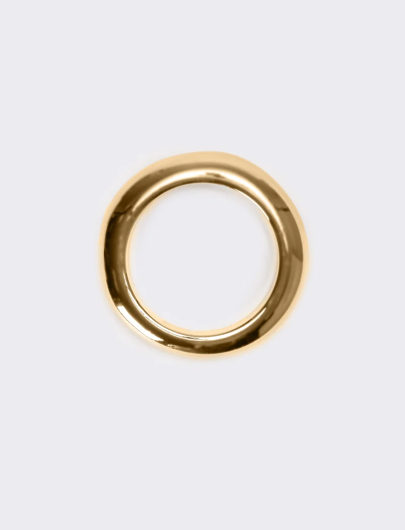 Bracciale donna rigido bombato - Oro