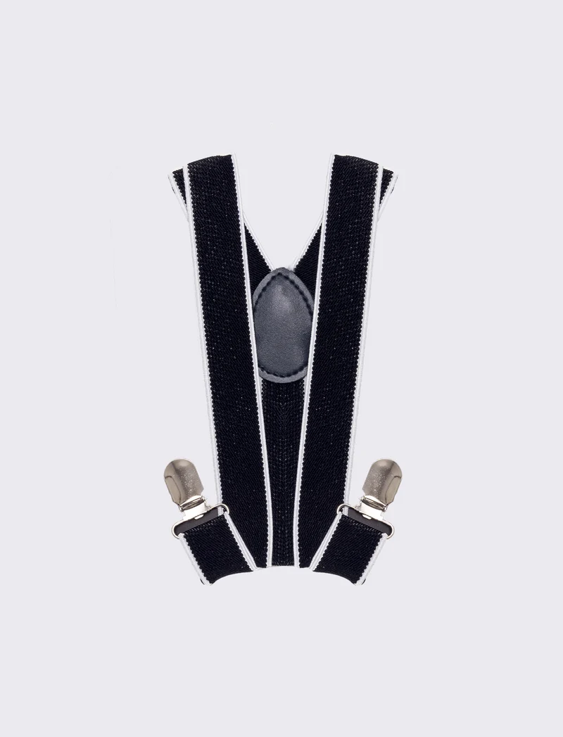 Bretelle uomo fantasia - Blu