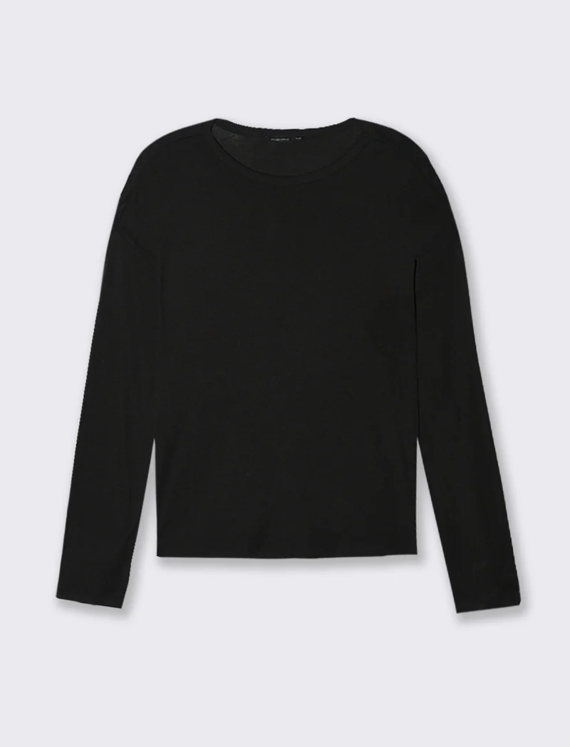 T-SHIRT BASICA - Nero