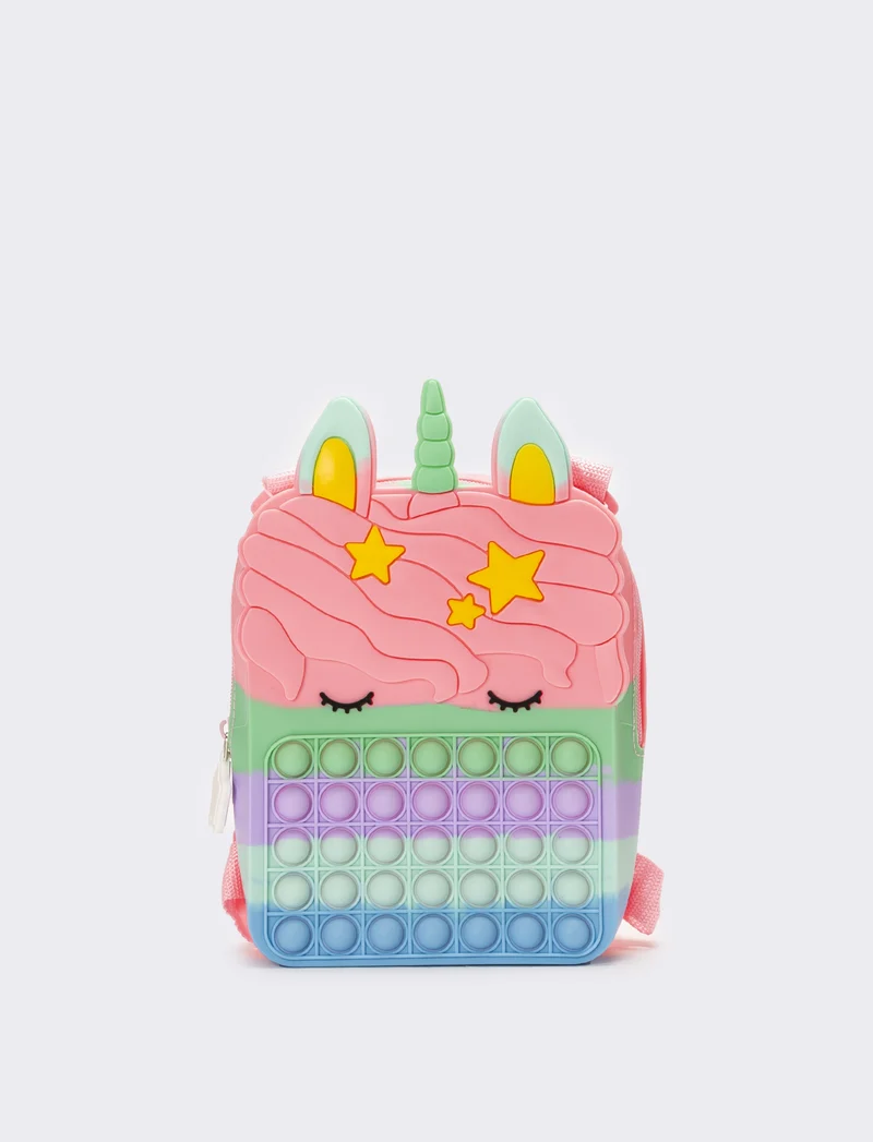 Zaino bambino unicorno - Verde
