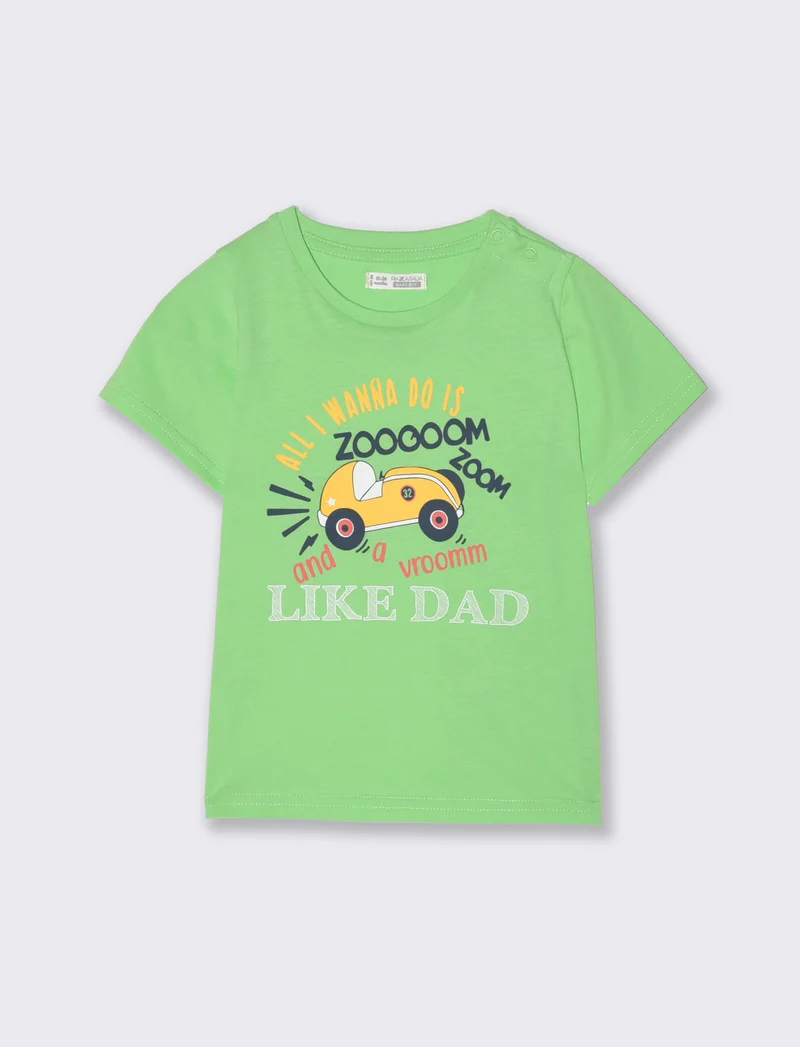 T shirt manica corta da neonato - Verde