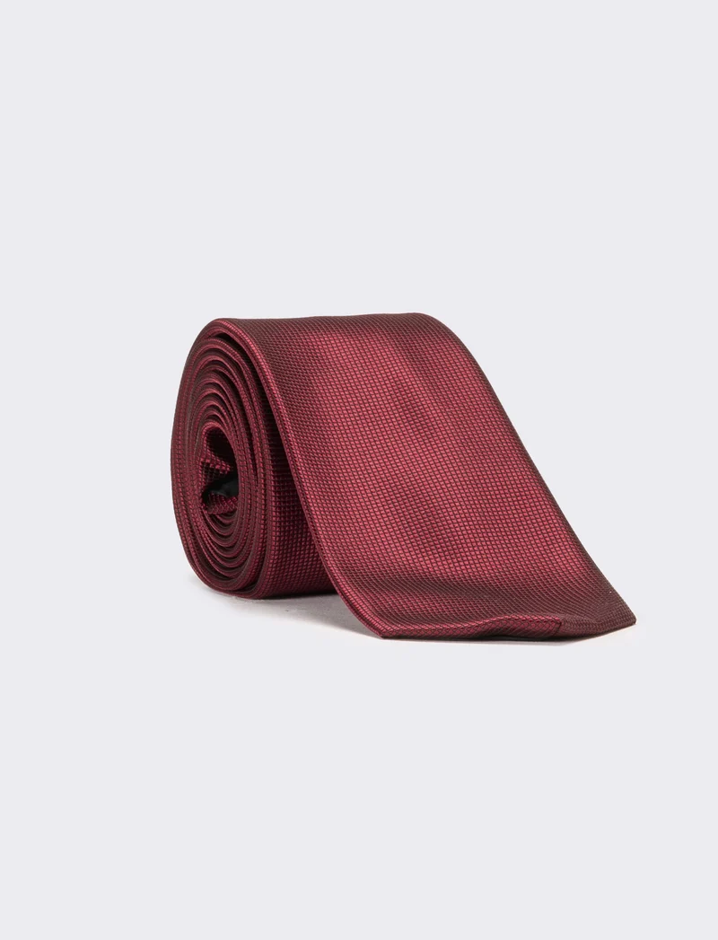 Cravatta uomo - Bordeaux