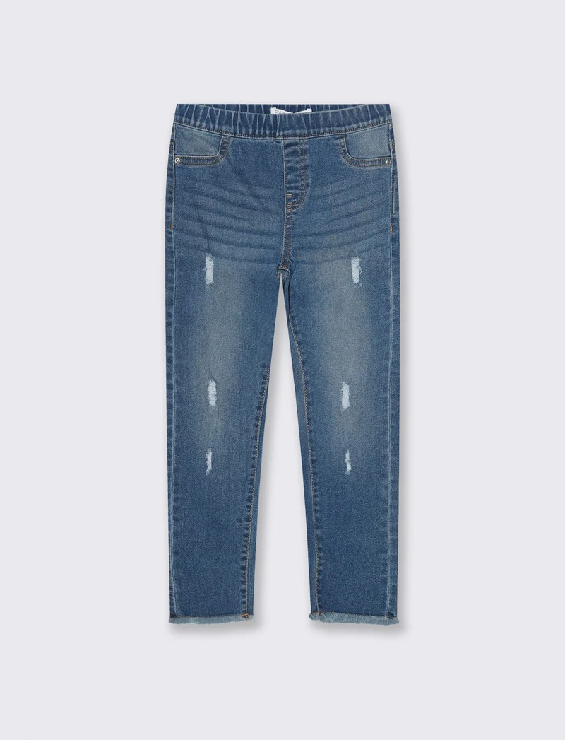 Jeggings slim fit con dettagli trendy - Denim