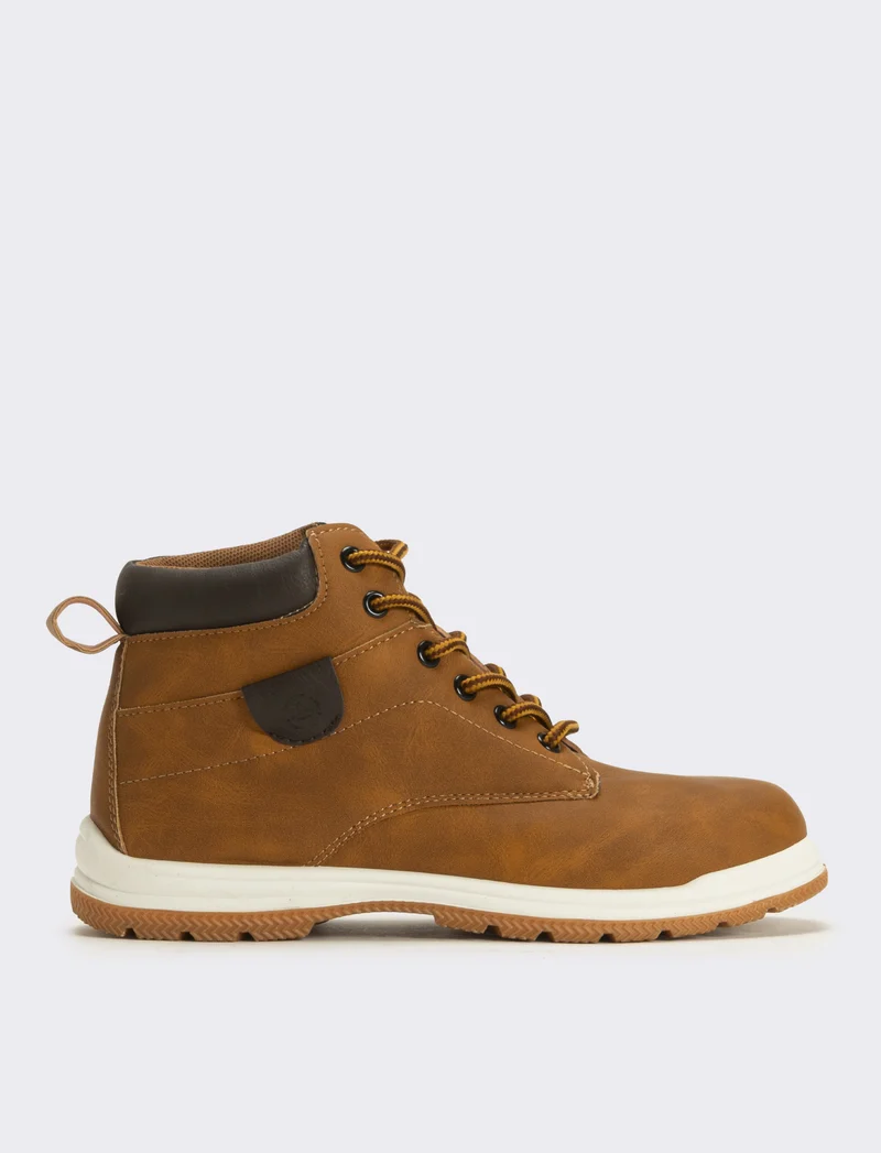 Scarpa stringata da bambino - Giallo