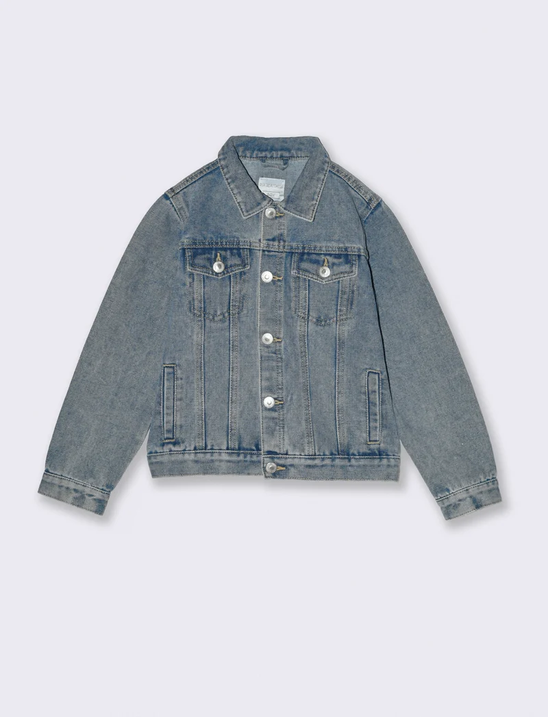 Giubbotto in denim da bambino - Denim