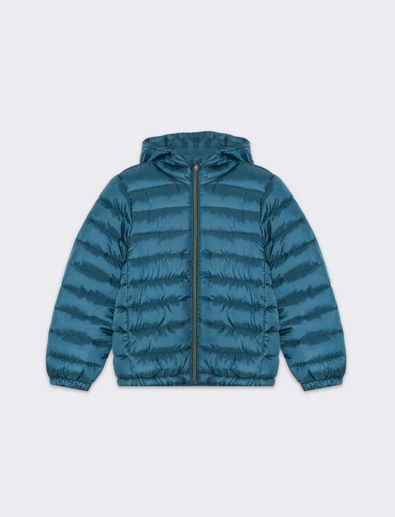 Piumino leggero da bambino - Verde Ottanio