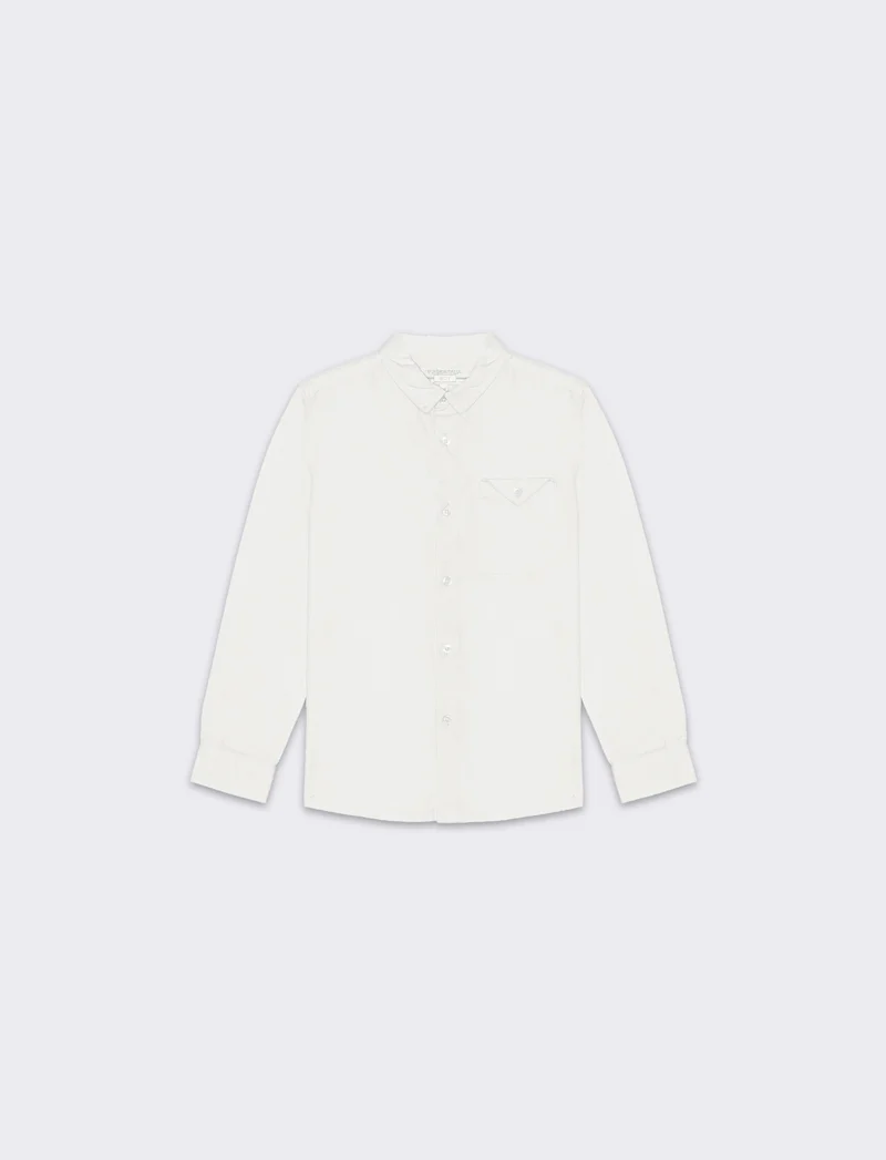 Camicia oxford da bambino - Bianco latte