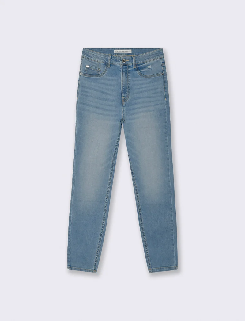 Jeans skinny vita regolare - Denim