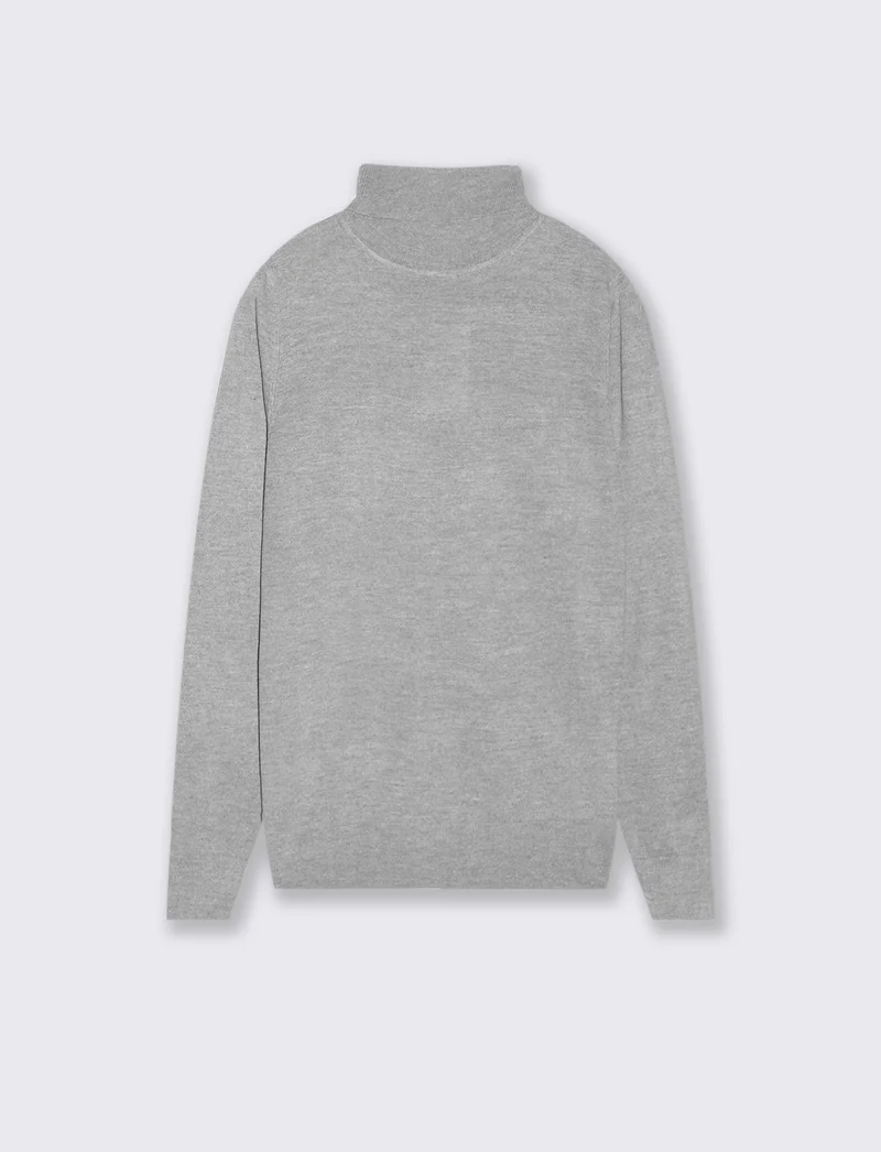 MAGLIA DOLCE VITA IN FILATO EFFETTO LANA - Grigio mel.