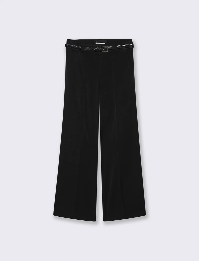 PANTALONE CON CINTURA - Nero
