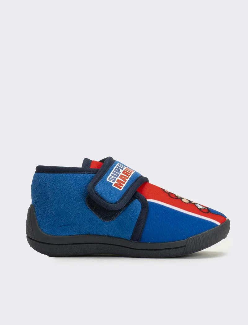 Pantofola con strappo Superman© da bambino - Blu