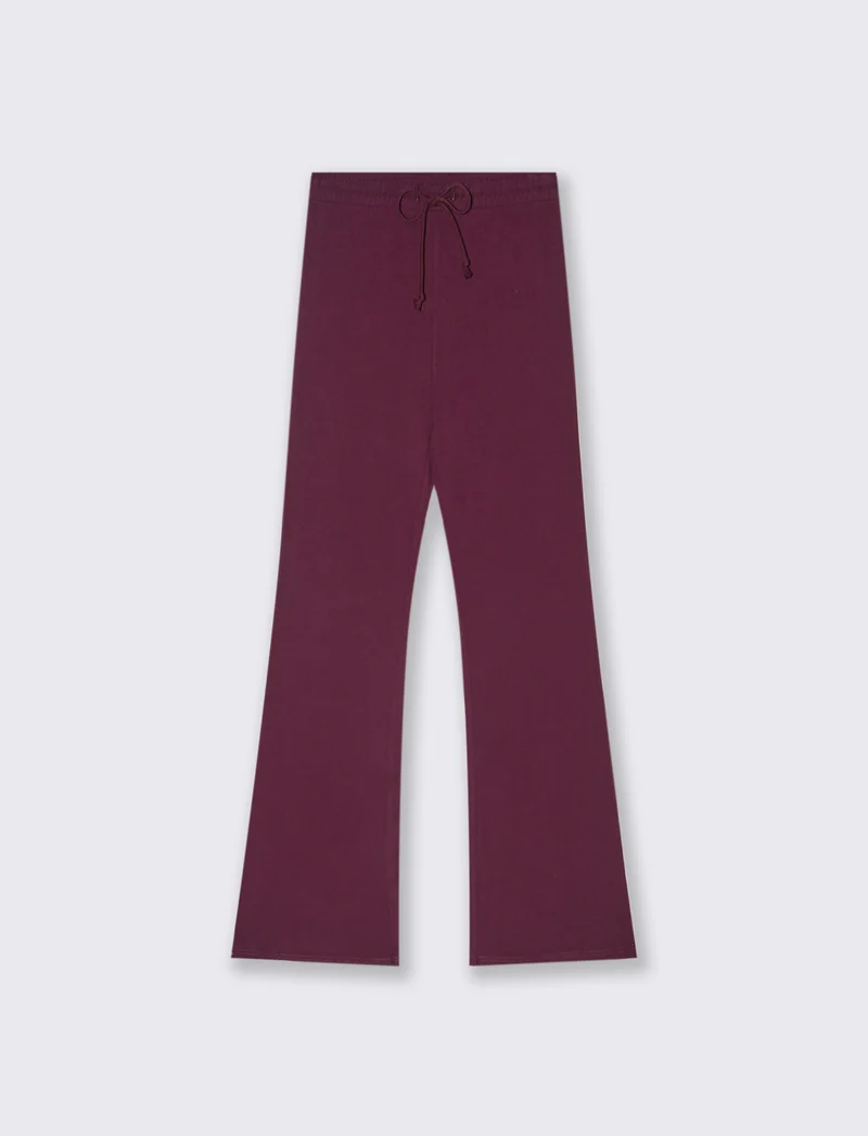 JOGGER FLARE - Bordeaux