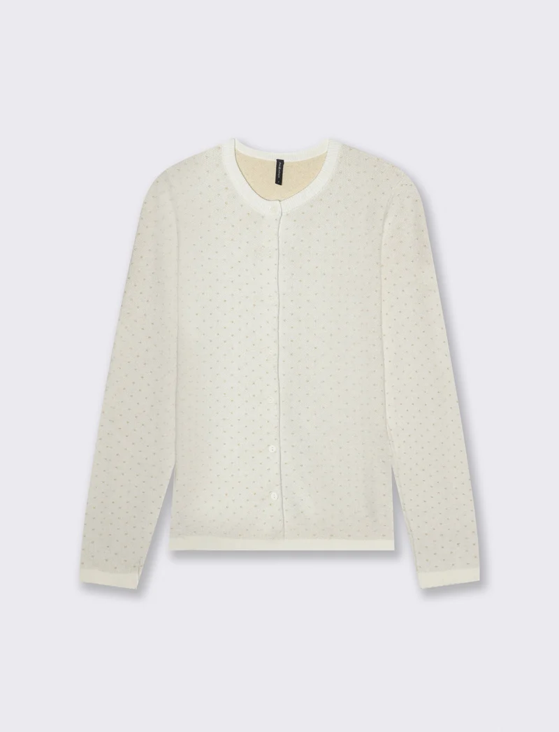CARDIGAN MMANICA LUNGA - Avorio