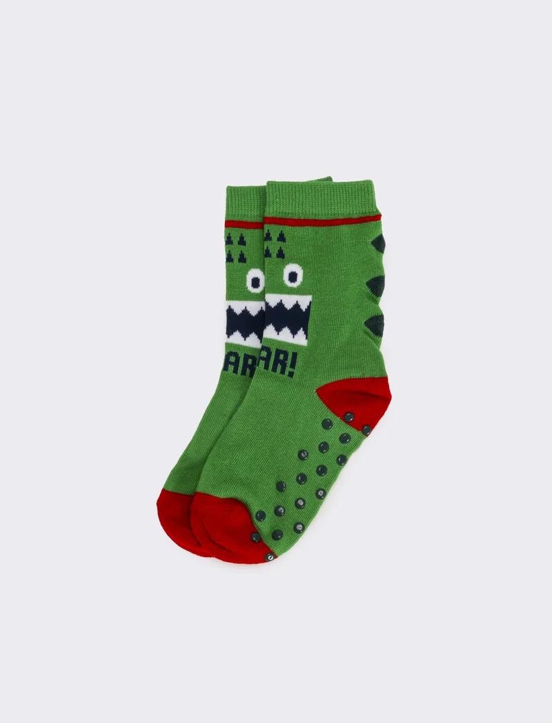 Calzino antiscivolo bambino - Verde