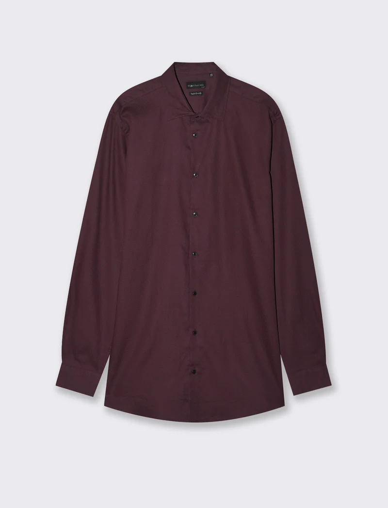 CAMICIA FORMAL REGULAR FIT - Bordeaux