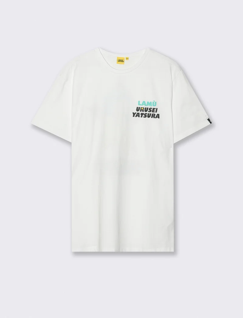 T-SHIRT STAMPA LAMU' - Bianco