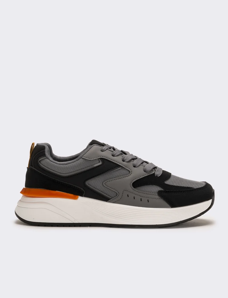 Sneakers multi elementi da uomo - Nero