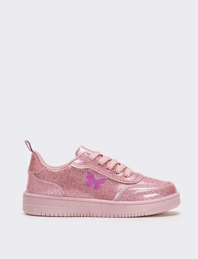 Sneakers da bambina butterfly - Rosa