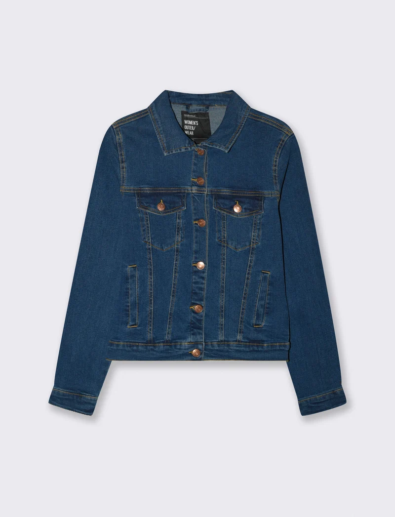 Giubbotto in jeans slim da donna - Denim
