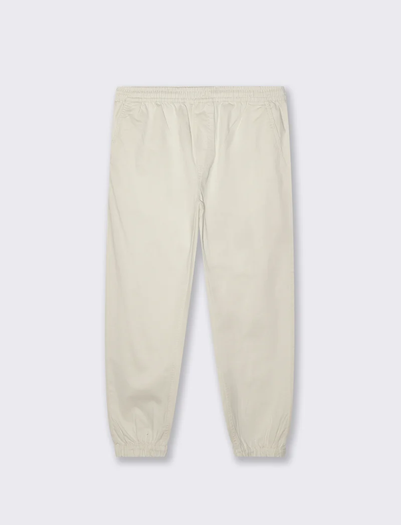 PANTALONI CON VITA JOGGER - Bianco sporco