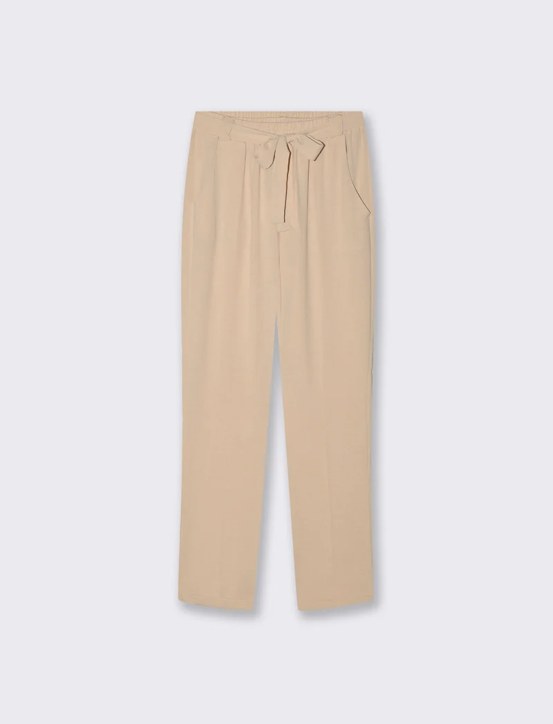 Pantalone con fusciacca - Beige