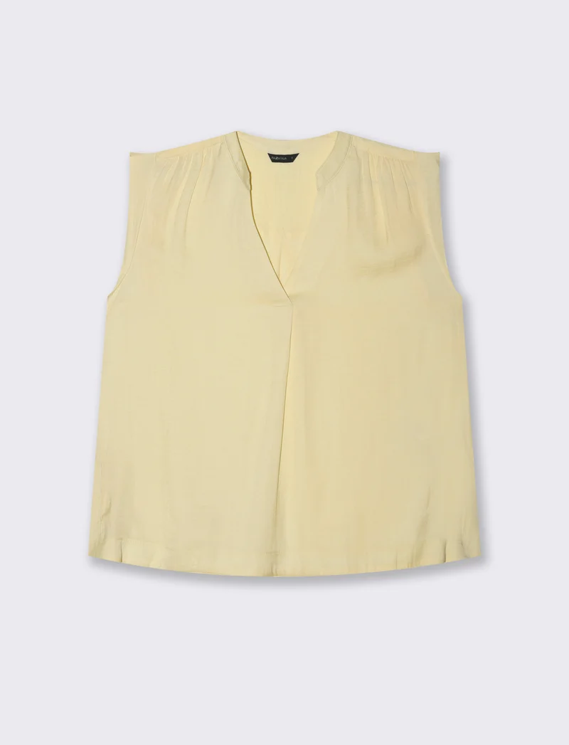 CASACCA CON SCOLLO A V - Giallo