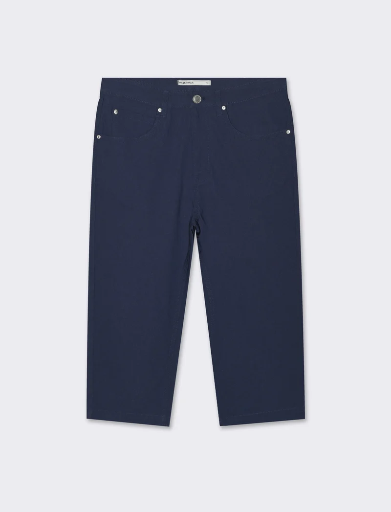 Bermuda modello capri da donna - Blu